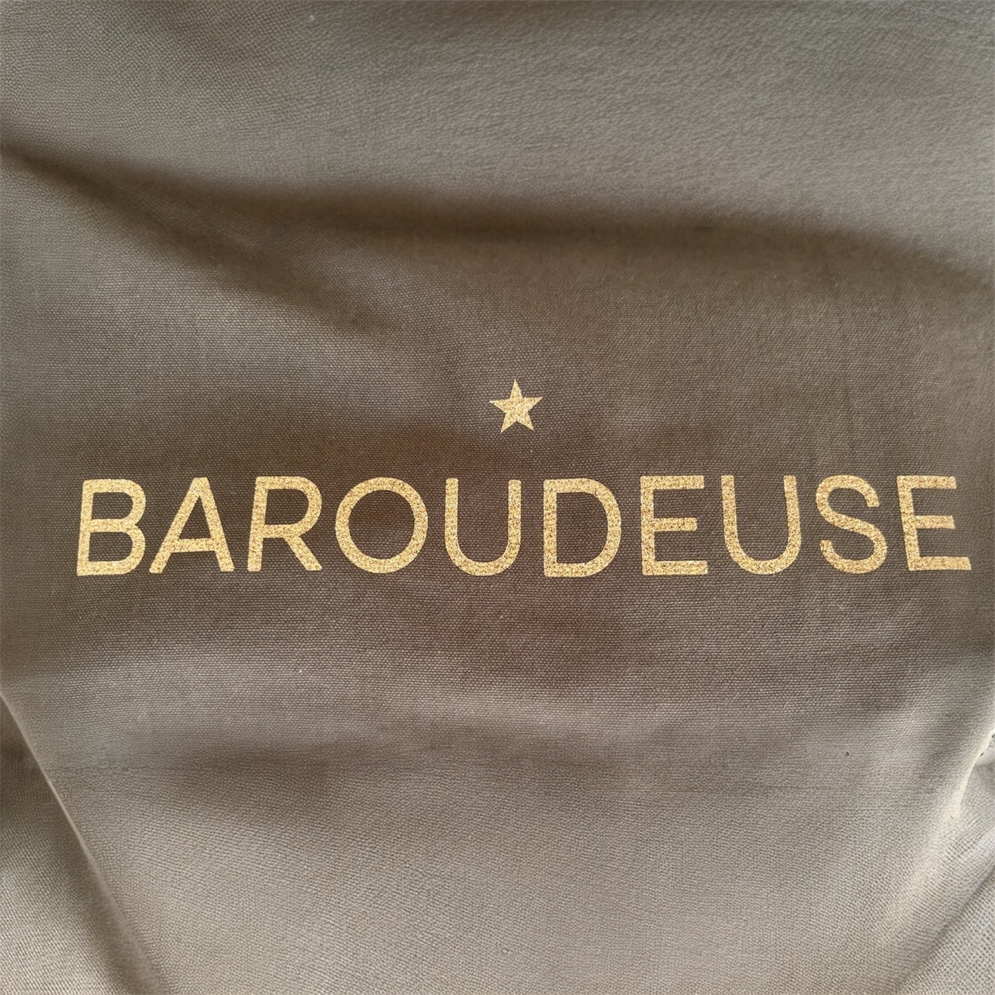 Grand cabas "Baroudeuse" - Vert forêt