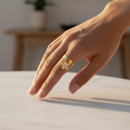 Bague petite fleur Charlotte