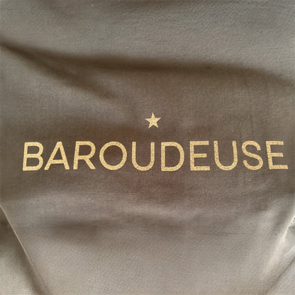 Grand cabas "Baroudeuse" - Vert forêt
