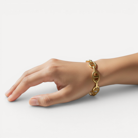 Bracelet jonc Ambre
